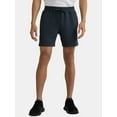 thumbnail image 1 of Athletic Works Men's and Big Men's Textured Shorts, 7” Inseam, Sizes S- 3XL, 1 of 5