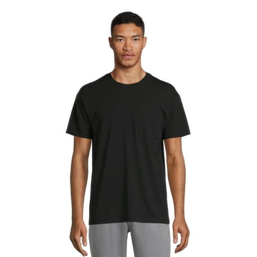 Athletic Works Men's and Big Men's Tri Blend Pocket Tee, Sizes XS-4XLT