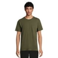 thumbnail image 1 of Athletic Works Men's and Big Men's Tri Blend Pocket Tee, Sizes XS-4XLT, 1 of 5