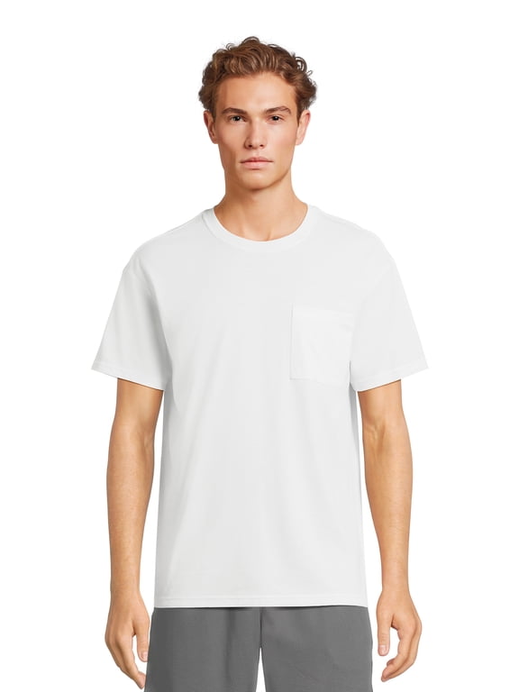Men's and Big Men’s Tri Blend Pocket Tee, Sizes XS-4XLT