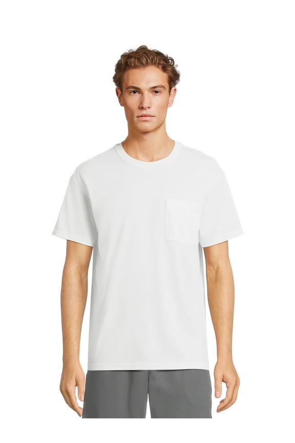 Men's and Big Men’s Tri Blend Pocket Tee, Sizes XS-4XLT