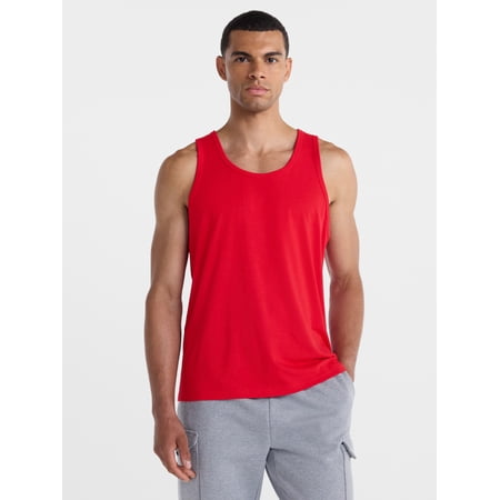 Athletic Works Men's and Big Men's Tri Blend Tank Top, Sizes XS-4XLT