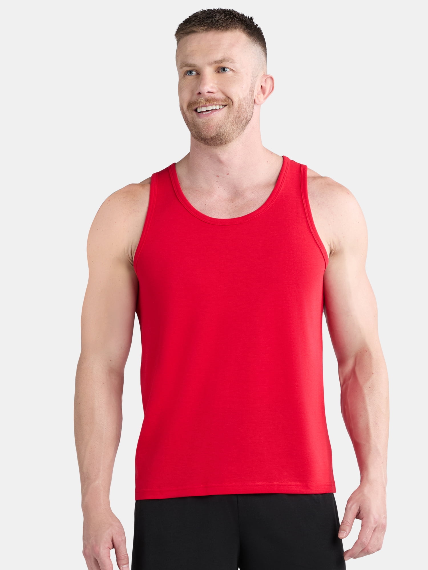 Athletic Works Men's & Big & Tall Men's Tri-Blend Tank Top, Sizes