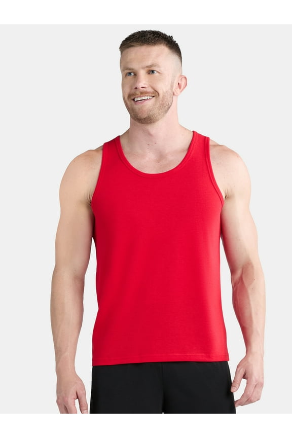 Men's & Big & Tall Men's Tri-Blend Tank Top, Sizes XS-4XLT
