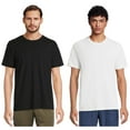 thumbnail image 1 of Athletic Works Men's and Big Men's Tri Blend Tee, Sizes XS-4XLT, 1 of 3