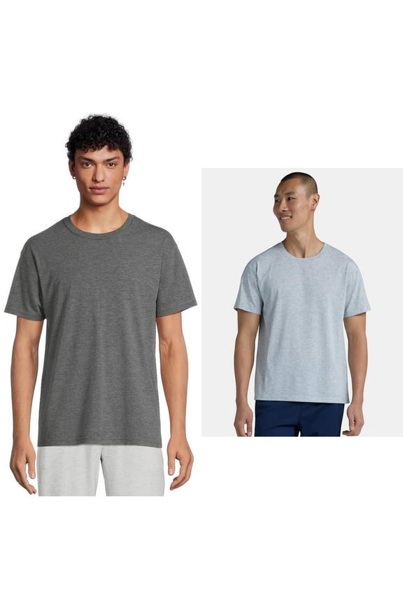 Men's and Big Men's Tri Blend Tee, Sizes XS-4XLT