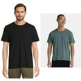 thumbnail image 1 of Athletic Works Men's and Big Men's Tri Blend Tee, Sizes XS-4XLT, 1 of 3
