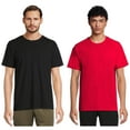 thumbnail image 1 of Athletic Works Men's and Big Men's Tri Blend Tee, Sizes XS-4XLT, 1 of 3