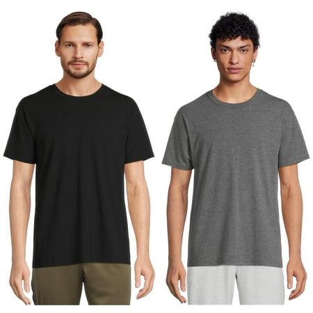 Athletic Works Men's and Big Men's Tri Blend Tee, Sizes XS-4XLT