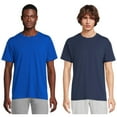 thumbnail image 1 of Athletic Works Men's and Big Men's Tri Blend Tee, Sizes XS-4XLT, 1 of 3