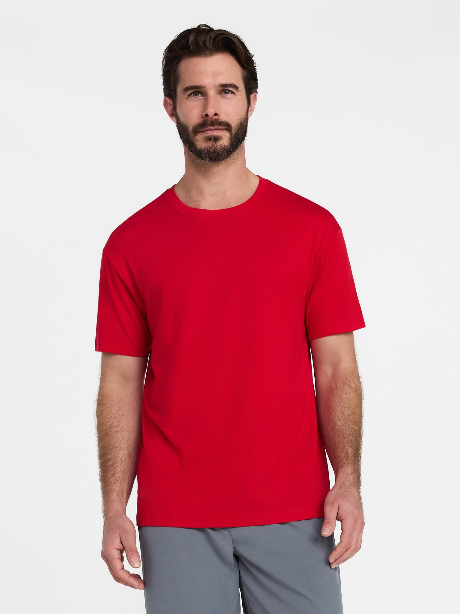 Athletic Works Men's and Big Men's Tri Blend Tee, Sizes XS-4XLT