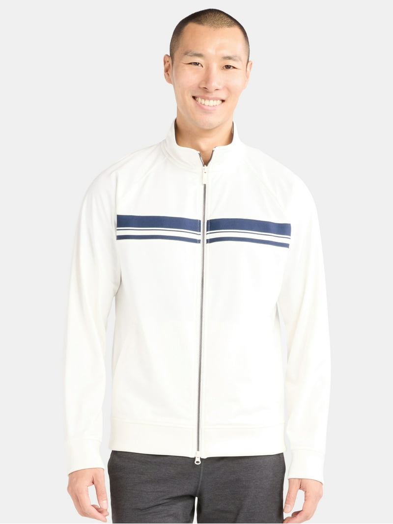 Athletic Works Men's and Big Men's Tricot Track Jacket