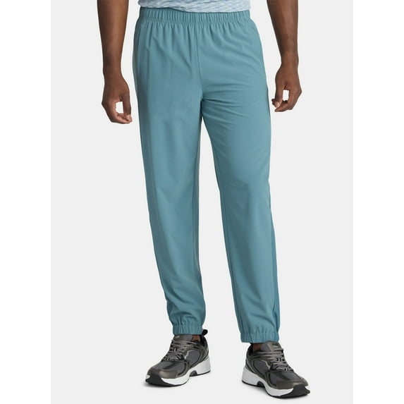 Athletic Works Men's and Big Men's Woven Track Pants, Sizes S-3XL