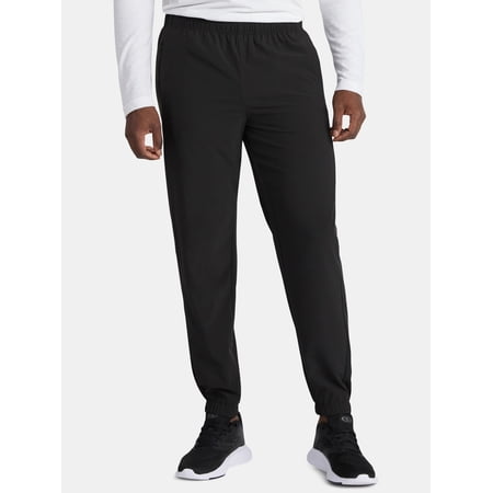 Athletic Works Men's and Big Men's Woven Track Pants, Sizes S-3XL