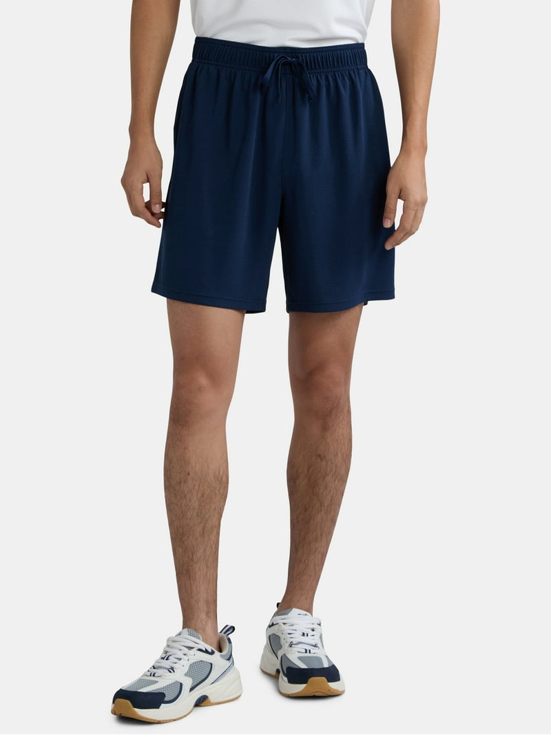 Athletic Works Men's and Big Men's Mesh Shorts, 7