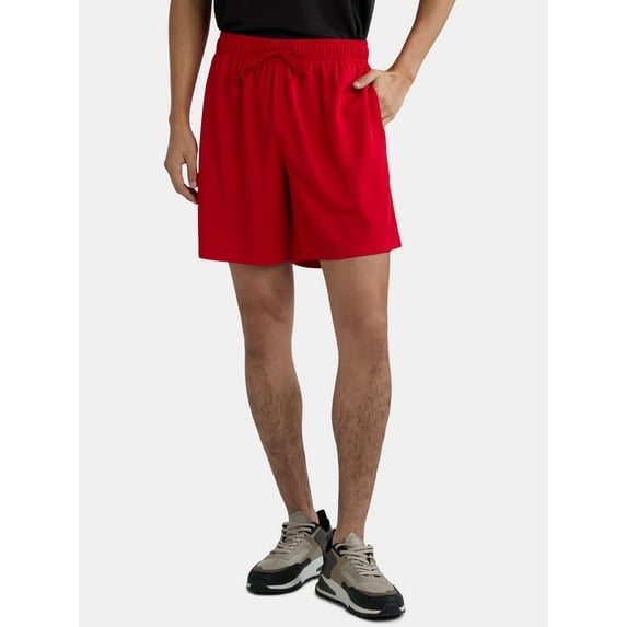 Athletic Works Men's and Big Men's Mesh 7" Shorts, Sizes S-5XL