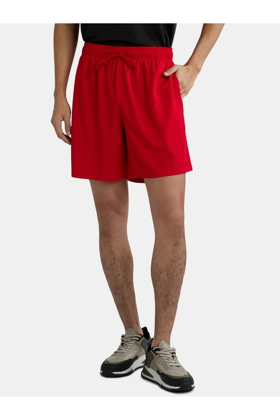 Men's and Big Men's Mesh Shorts, 7" Inseam, Sizes S-5XL