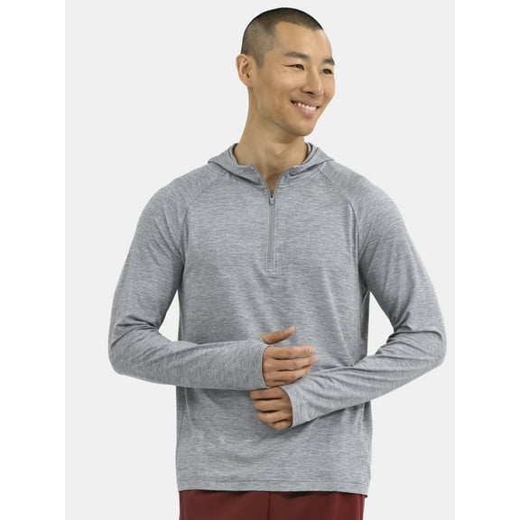 Athletic Works Mens Butter Soft Zip Hoodie, Sizes-S-3XL