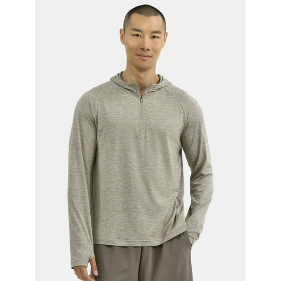 Athletic Works Mens Butter Soft Zip Hoodie, Sizes-S-3XL