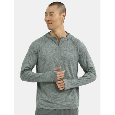 Athletic Works Mens Butter Soft Zip Hoodie, Sizes-S-3XL