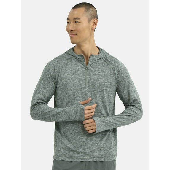 Athletic Works Mens Butter Soft Zip Hoodie, Sizes-S-3XL