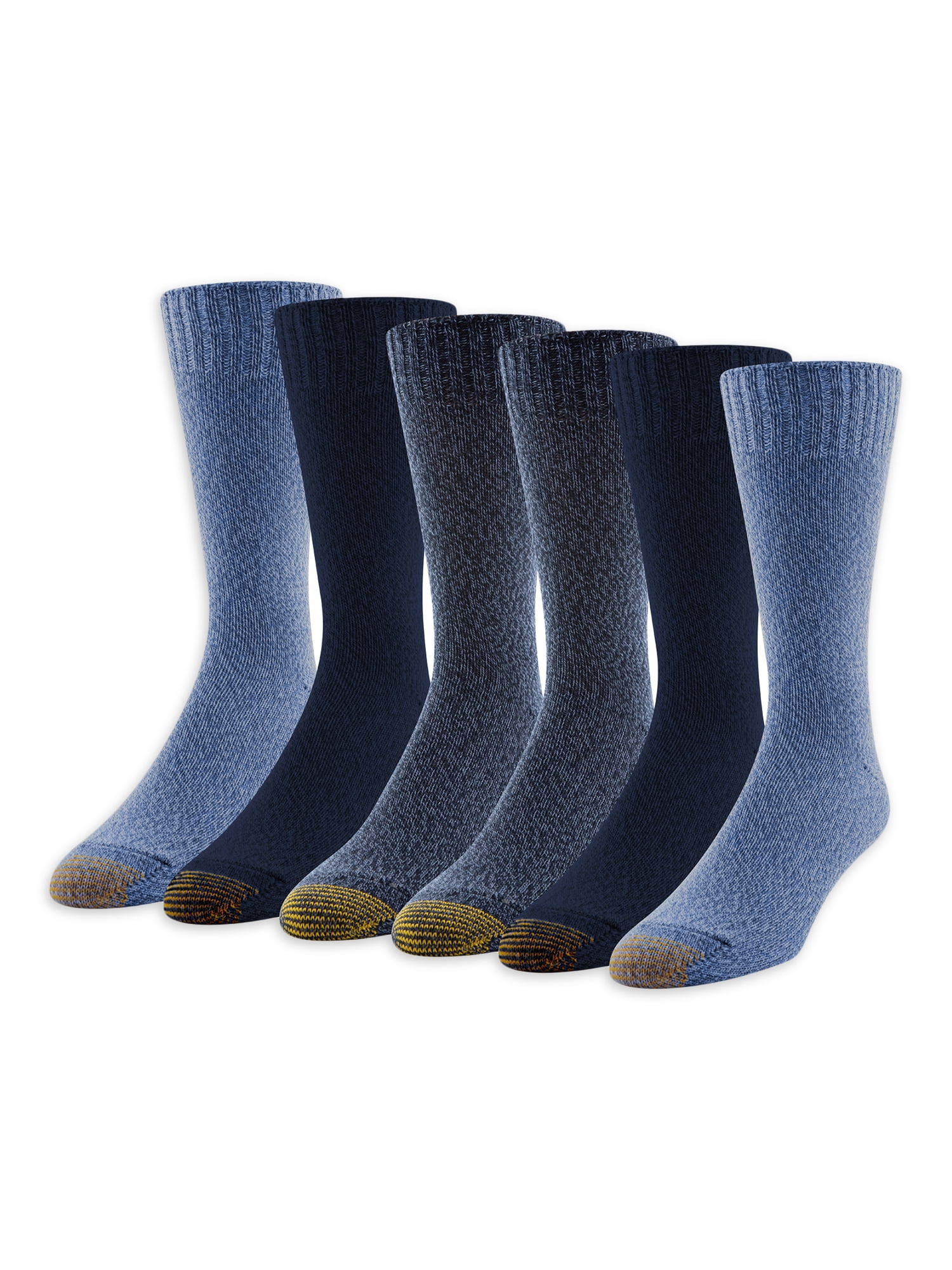 GOLDTOE Men's Reinforced Toe, Extra Comfortable, Moisture