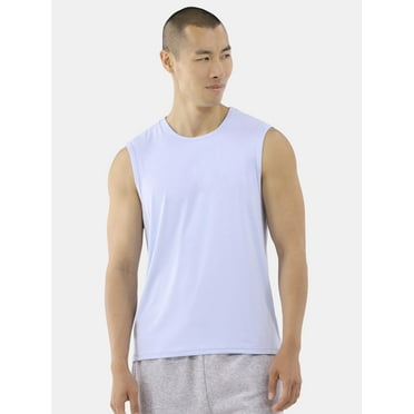 Athletic Works Men's Jacquard Muscle Tee, Size S-3XL