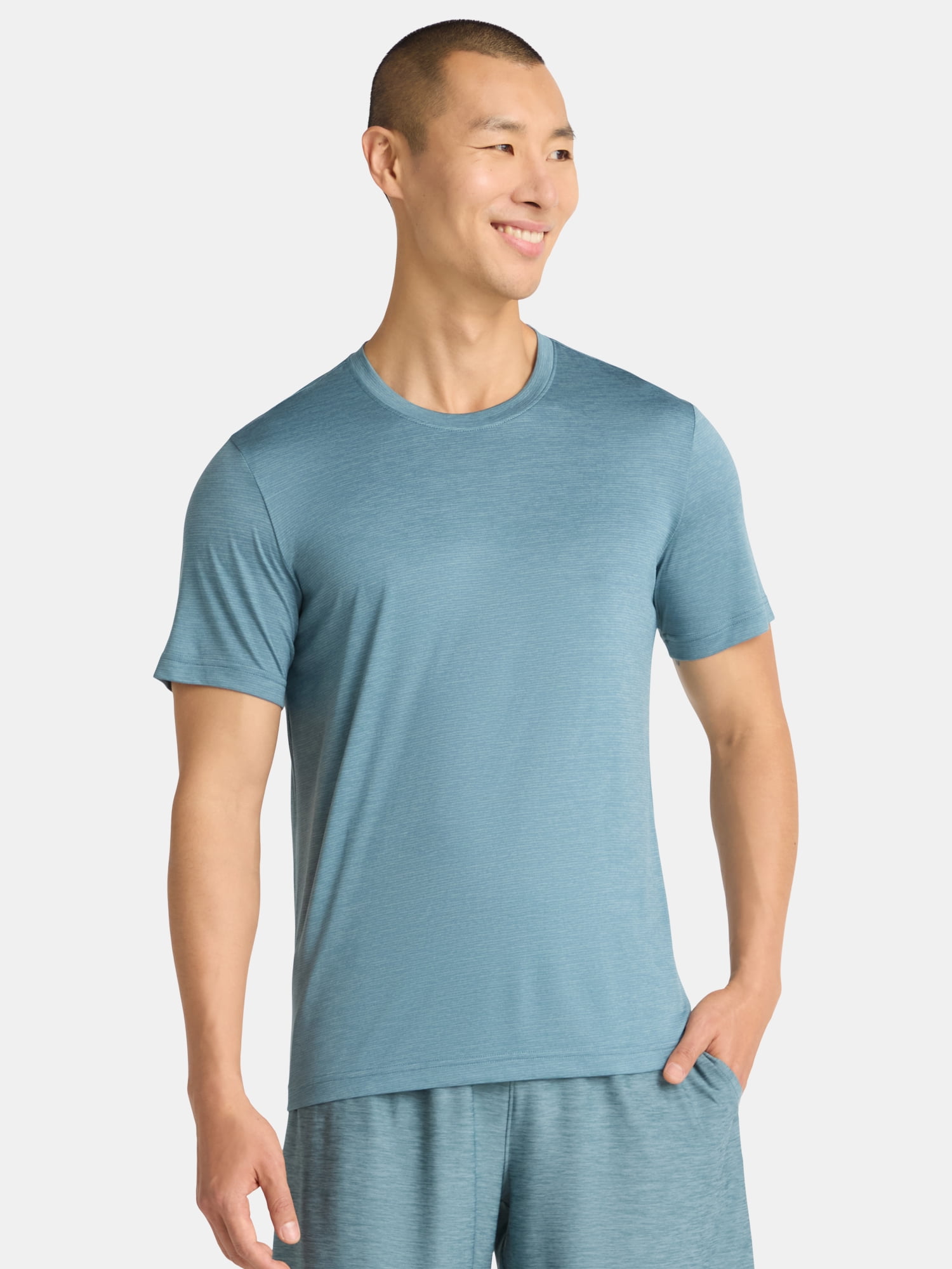 Athletic Works Men’s & Big & Tall Men’s Active Performance Jersey Tee Shirt, Sizes XS-5XL