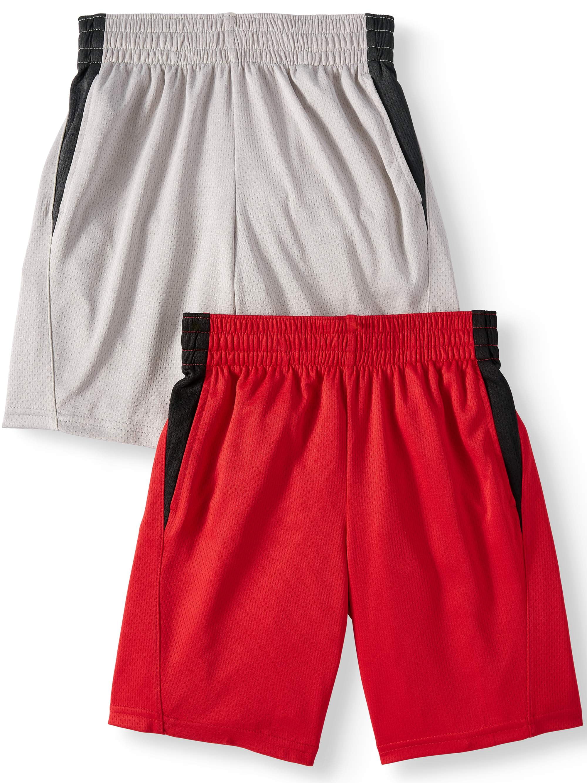 Athletic Works Mesh Shorts Value, 2Pack (Little Boys & Big Boys)