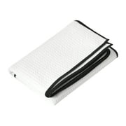 Athletic Works White Microfiber Golf Towel, 40x16" - Absorbent