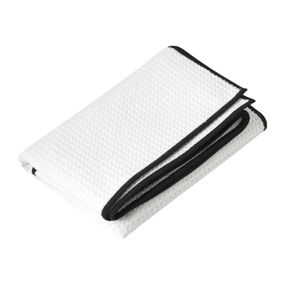 Athletic Works White Microfiber Golf Towel, 40x16" - Absorbent