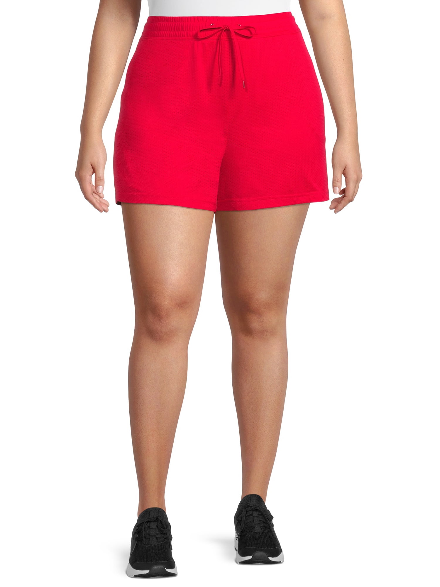 Athletic Works Plus Size Mesh Shorts, 2Pack