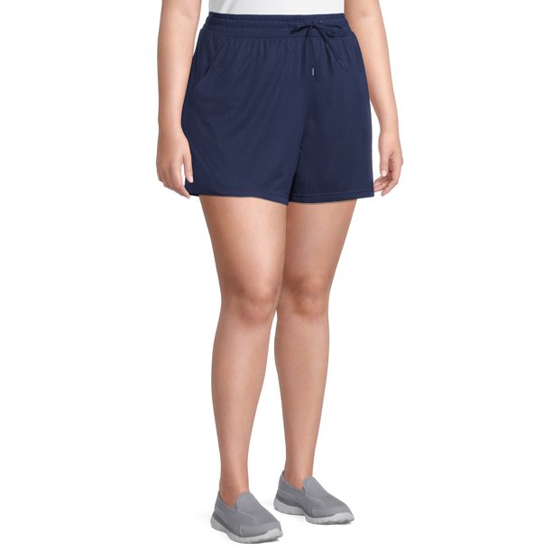 Athletic Works Plus Size Mesh Shorts, 2-Pack - Walmart.com