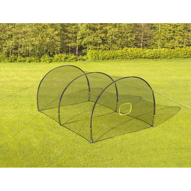 Athletic Works Pop Up 20FT x 13FT x 9FT Batting Cage- Baseball or