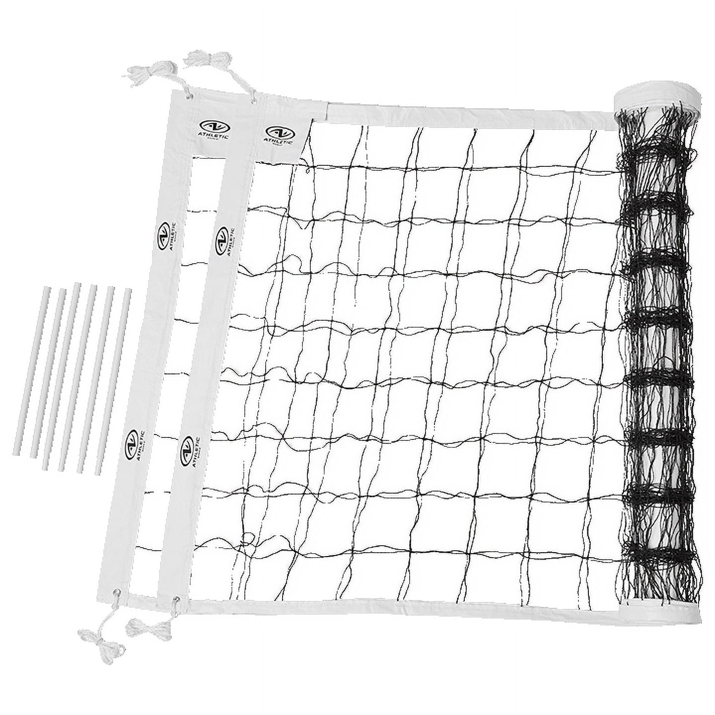 Athletic Works Replacement Volleyball Net, 32' x 3' Full Size Net with a Heavy-Duty Tarpaulin Top, Plus Side and Bottom Tapes