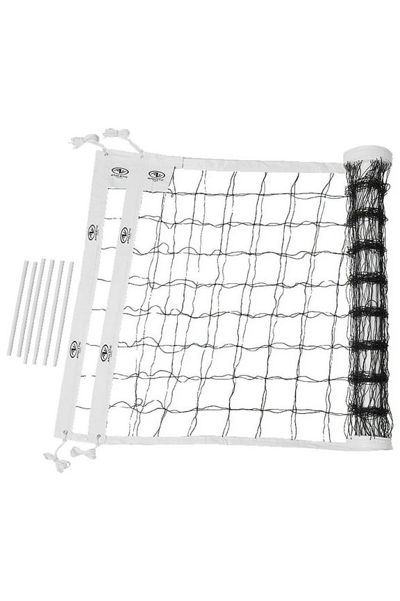Replacement Volleyball Net, 32' x 3' Full Size Net with a Heavy-Duty Tarpaulin Top, Plus Side and Bottom Tapes