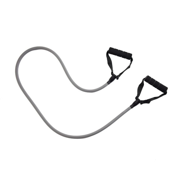 Athletic Works Resistance Tube Exercise Band, Heavy Resistance, Gray