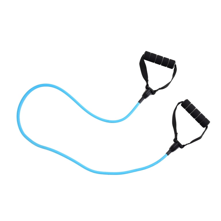 Athletic Works Resistance Tube Exercise Band Light Resistance Blue Walmart