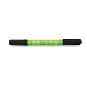 Athletic Works Rolling Massage Stick, Black/Green