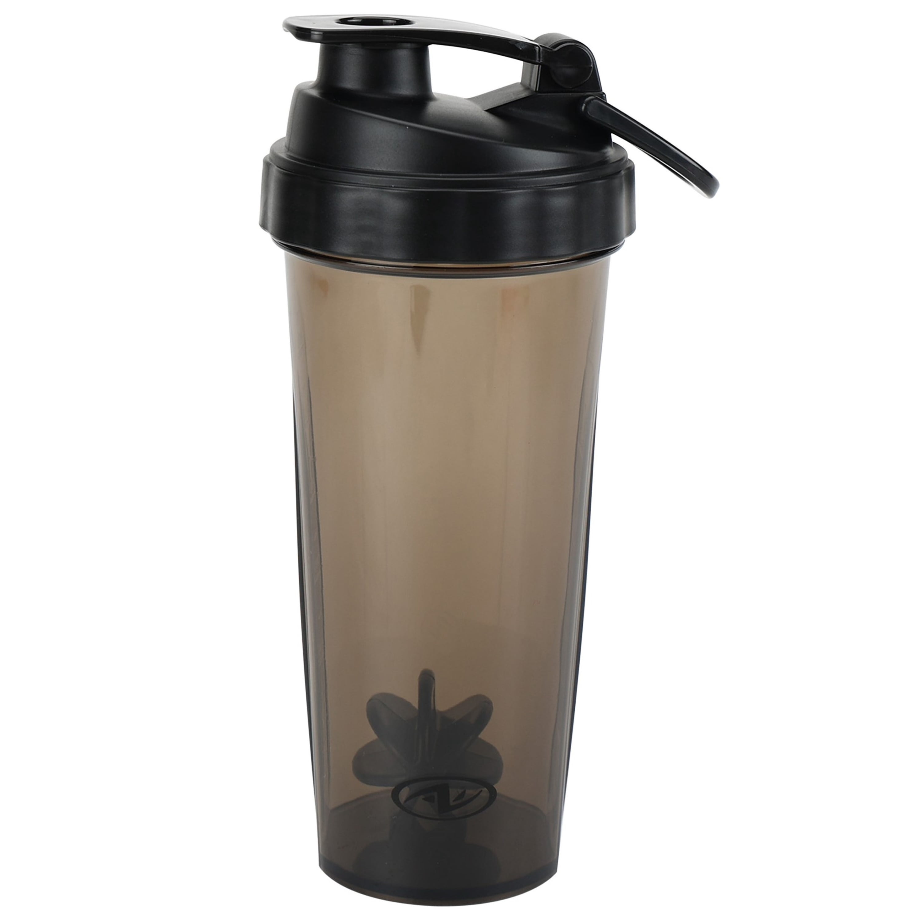 Athletic Works 24 oz Black Tinted Fitness Shaker Bottle - Tritan, Bpa-Free