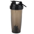 thumbnail interactive-video image 1 of Athletic Works 24 oz Black Tinted Fitness Shaker Bottle - Tritan, Bpa-Free, 1 of 8