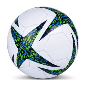 Athletic Works Size 5 Soccer Ball, Blue