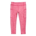 thumbnail image 1 of Athletic Works Slim Fit Mid Rise Slim-Leg Legging (Big Girls Plus), 2 Count, 2 Pack, 1 of 3