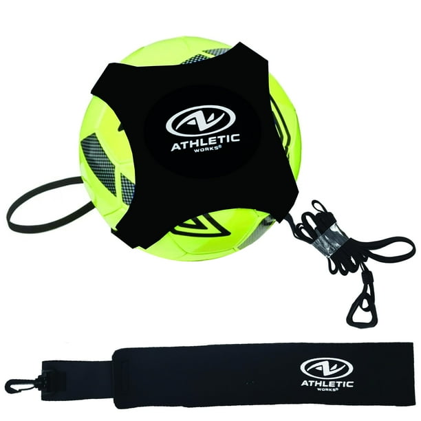 Athletic Works Soccer Kick Trainer for Athletes of All Ages and Skill Levels, Black, Unisex