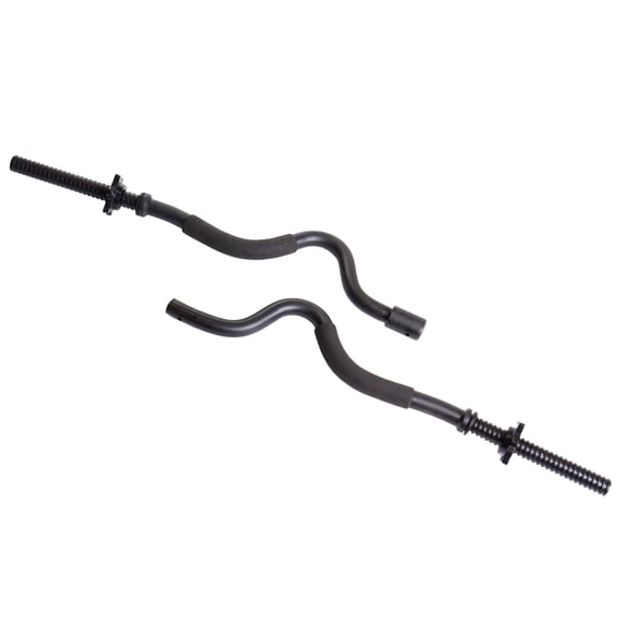 Athletic Works Standard 2-Piece Super Curl Bar with Threaded Ends