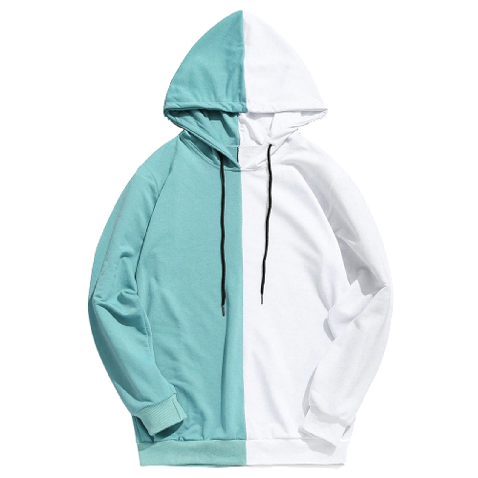 Athletic Works Sweatshirts for Men Hooded Casual Mint Green,XL