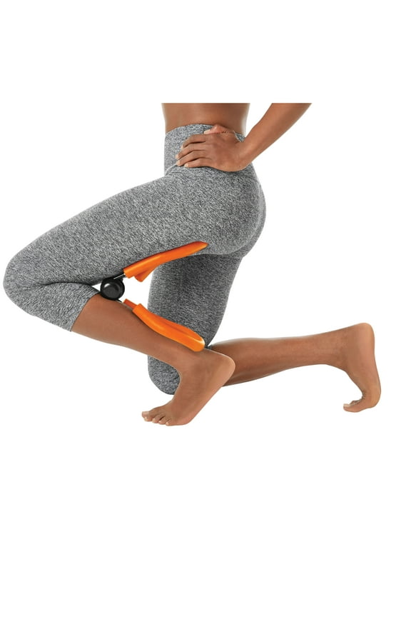 Foam Thigh Toner, Orange, Works Hips, Thighs, and Glutes.