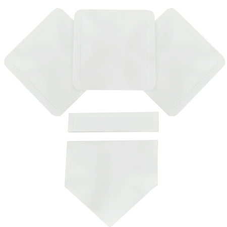 Athletic Works Throw Down Baseball Base Set, White Rubber, 3 lb