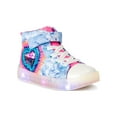 thumbnail image 1 of Athletic Works Tie Dye Hearts Light up High-Top Sneaker (Little Girls & Big Girls), 1 of 6