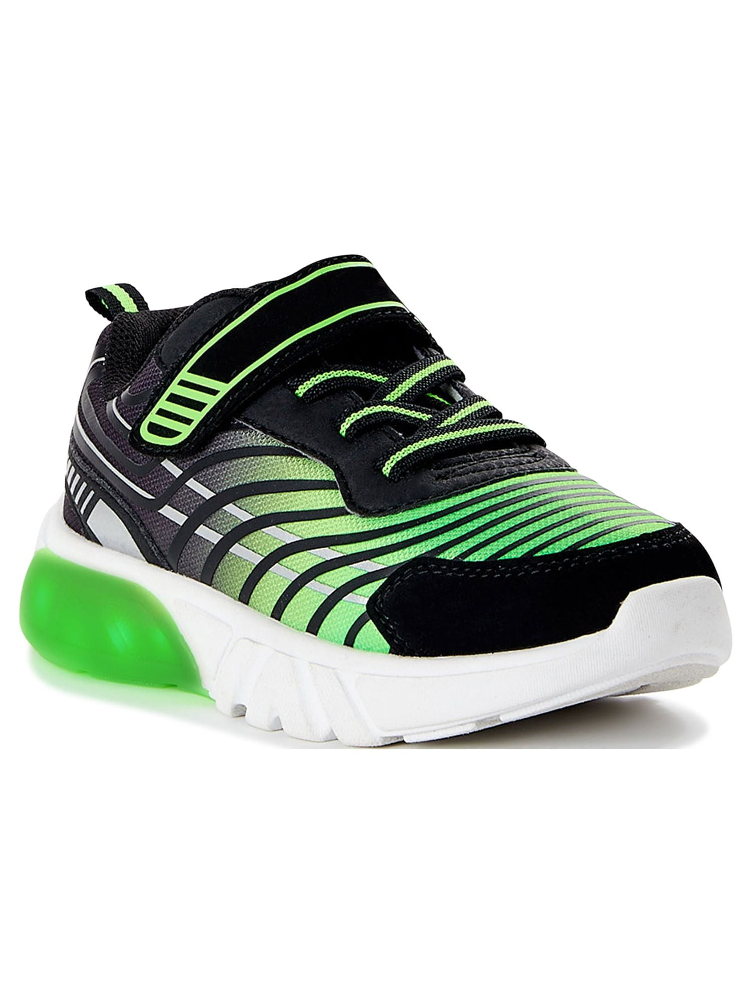 Athletic Works Toddler Boys Light Up Athletic Sneakers, Sizes 712